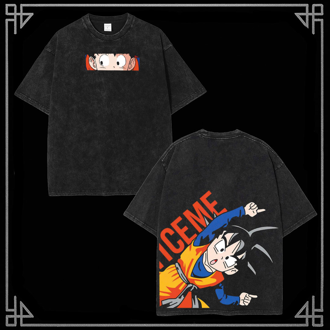 "SON GOKU" DRAGON BALL Wash Tee [MMU]