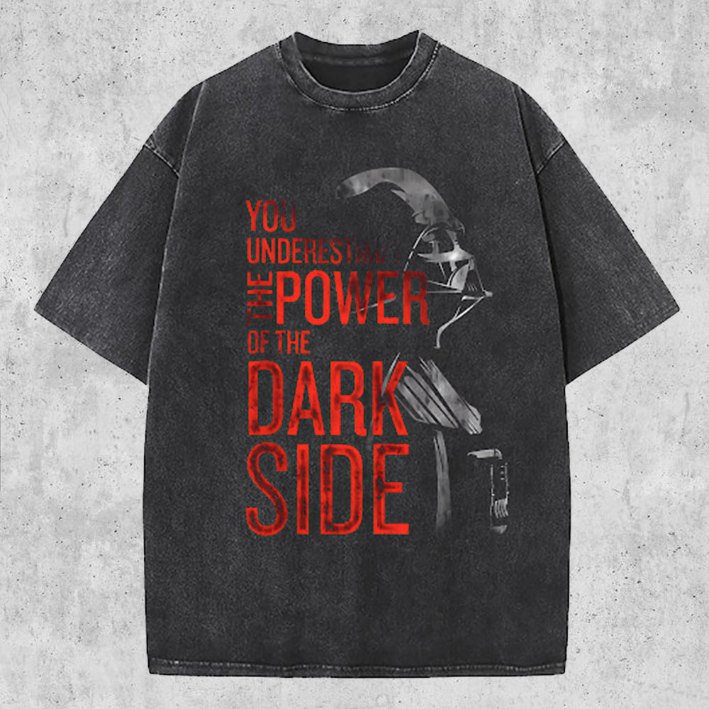 Stars S Wars Now I am the Master Washed T-Shirt HHV