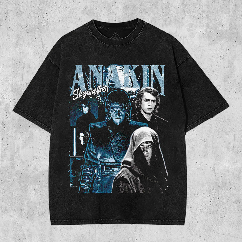 Stars Wars Anakin Skywalker V1 Washed T-Shirt HHV
