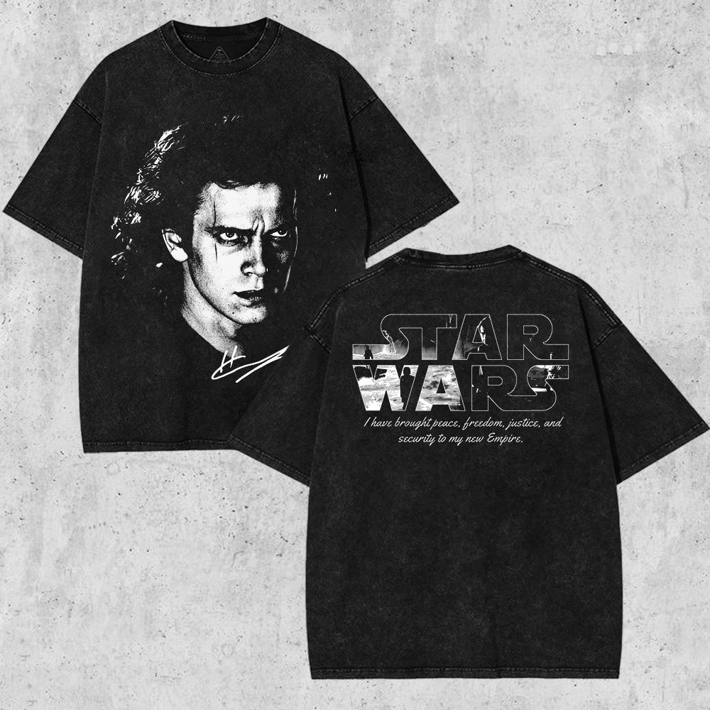 Stars Wars Anakin Skywalker V2 Washed T-Shirt HHV
