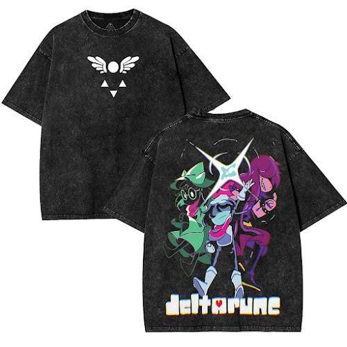 Deltarune Game Graphic Tees Washed