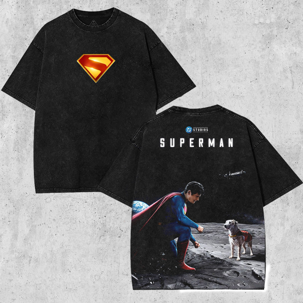 Superman 2025 V1 Washed T-Shirt HHV