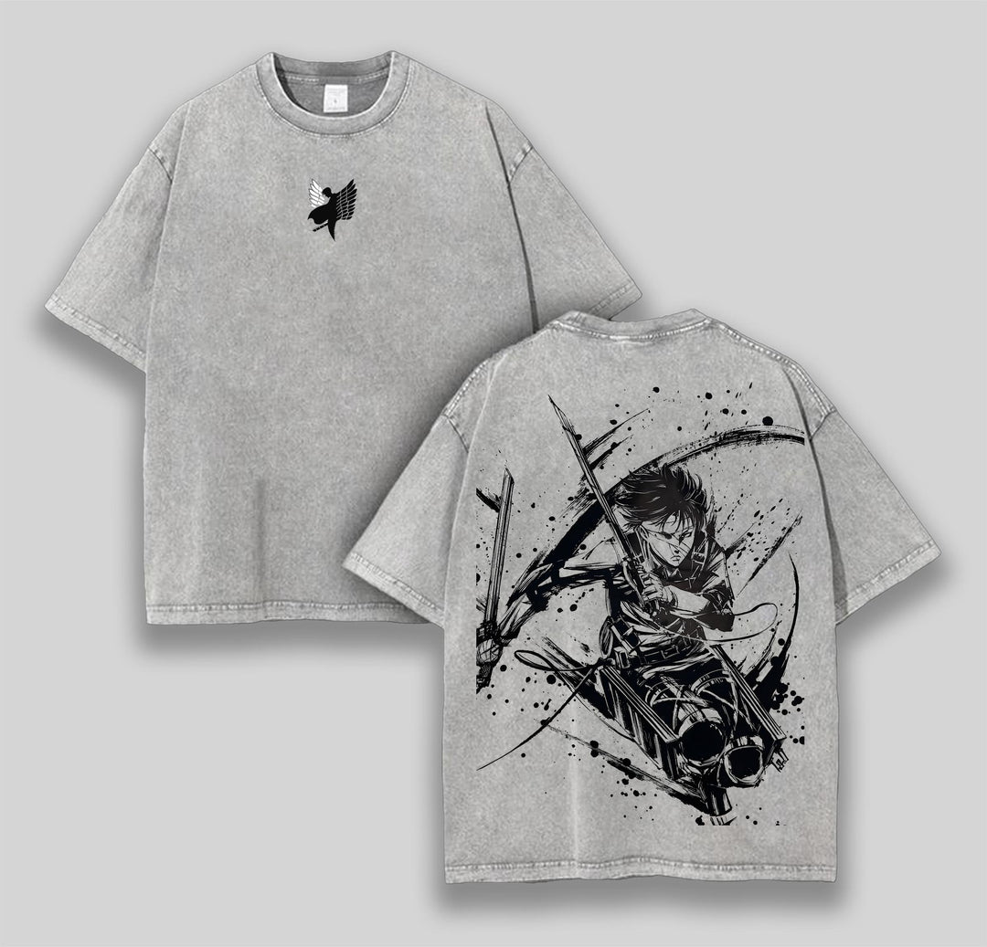 Retro Heavy LEVI ACKERMAN x Attack On Titan Merch | TTT