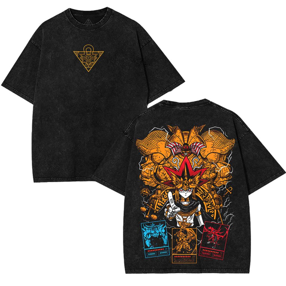 God Card exodia ra obelisk osiris Yugioh Yu-gi-oh – Washed Tee Cotton Menswear Top  | SEP 13