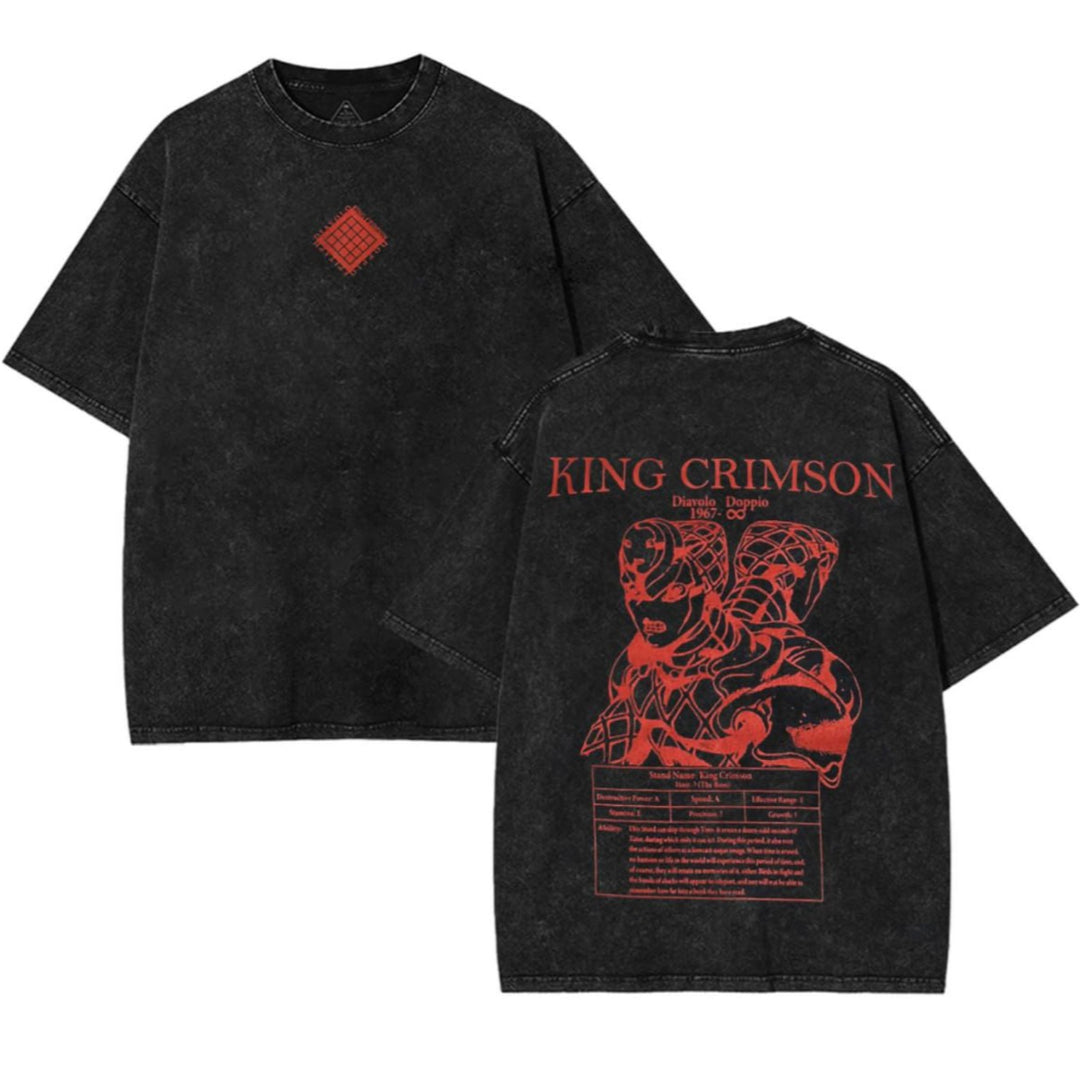 Jojo King Crimson Washed Shirt [MMU]