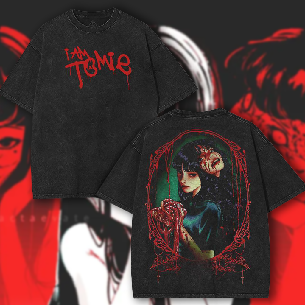 Tomie Junji Ito Uzumaki x Bring Me the Horizon Vintage Anime T-shirt