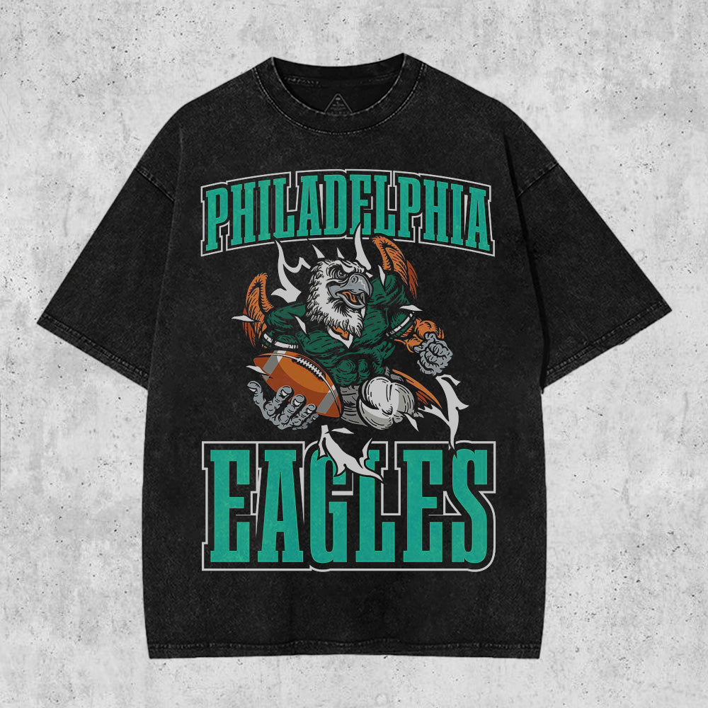Philadelphia Eagles Football V1 Washed T-Shirt HHV