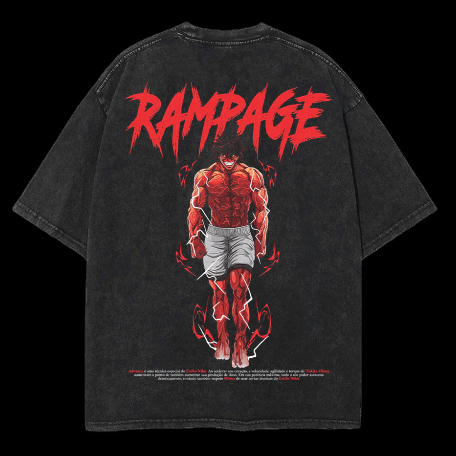 Kengan Ashura "OHMA TOKITA" Wash T-Shirt [MMU]
