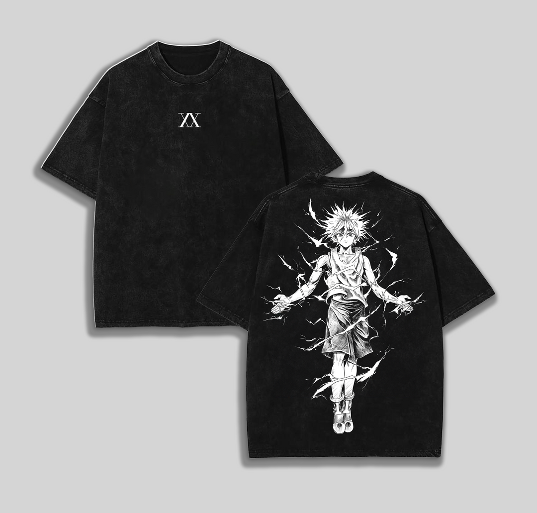 Killua Zoldyck Hunter x Hunter Rare Unisex Oversize Anime | 'TTT'