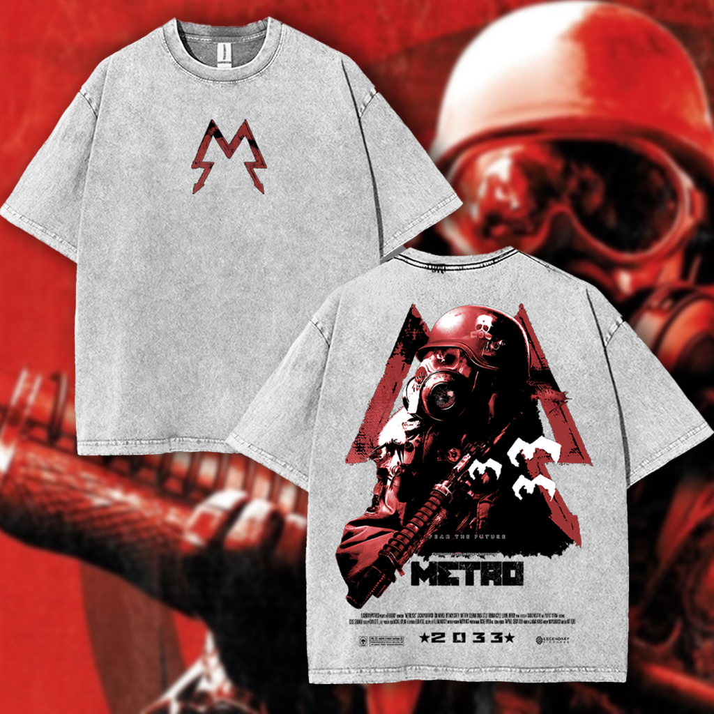 Metro 2033 Washed T-Shirt