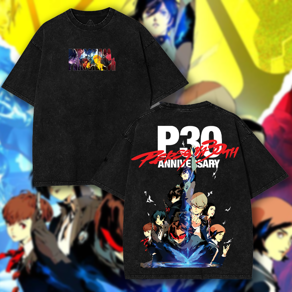 Persona 3 Reload Anniversary Washed T- SHIRT