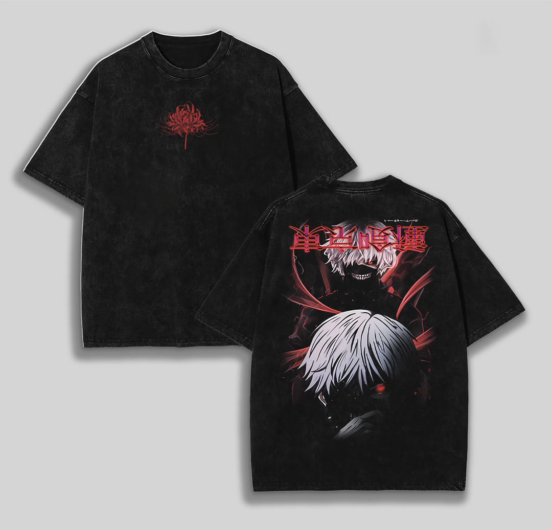 Retro Vintage Kaneki Ken Red Spider Lily Centipede Tokyo | 'TTT'