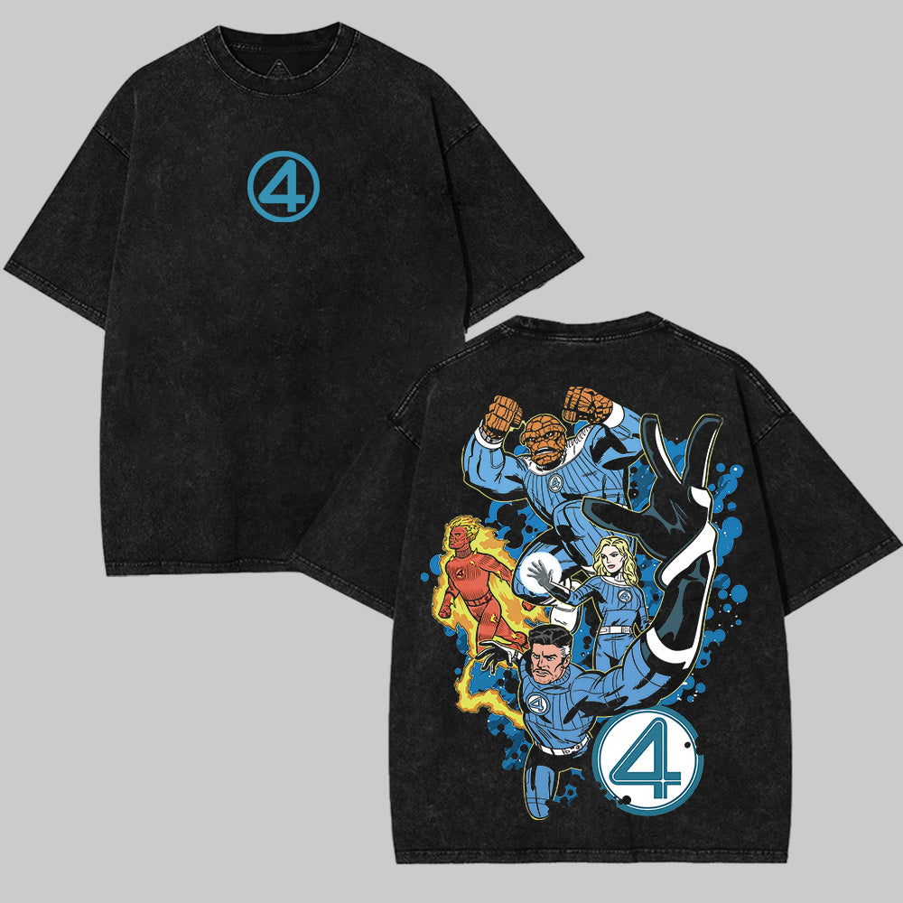 Fantastic Four Washed T-Shirt HHV F4