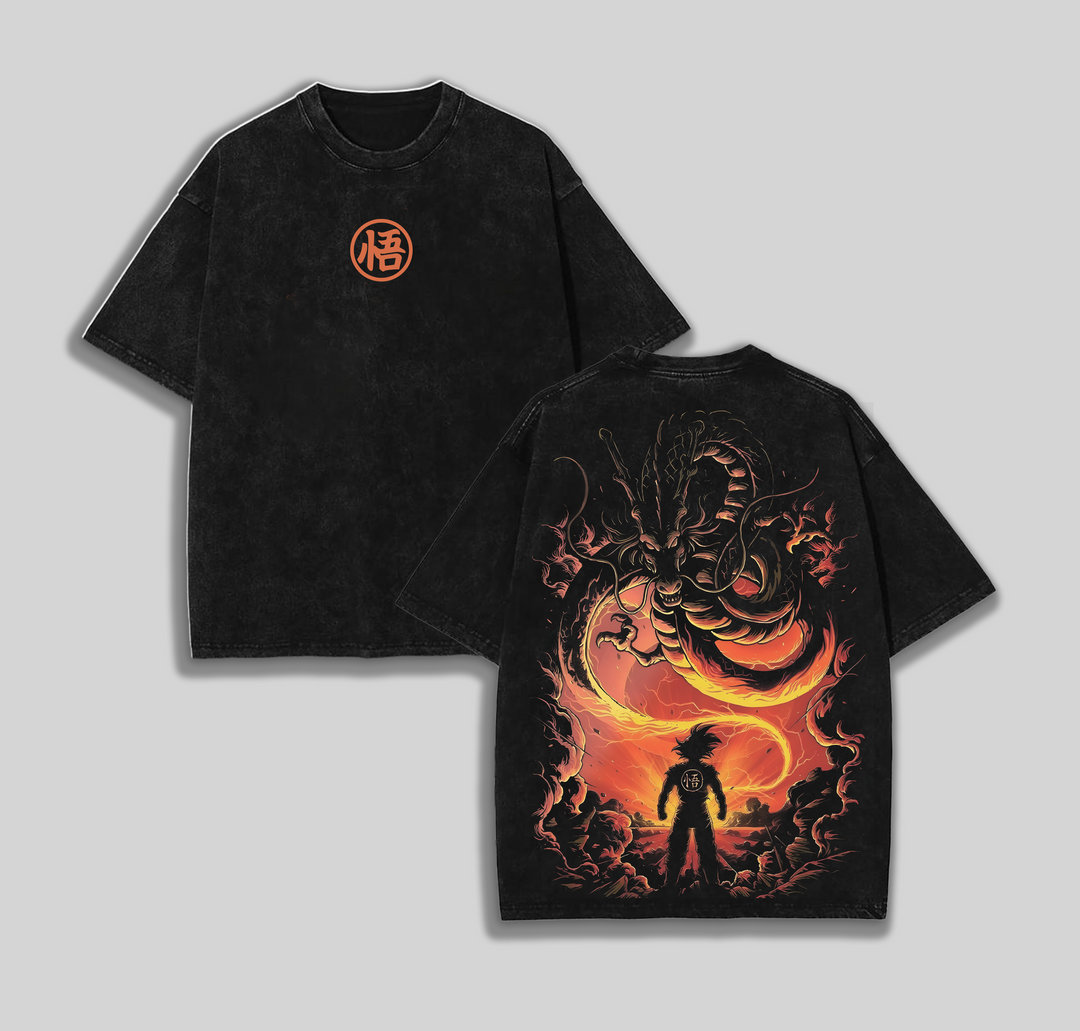 'TTT'|Retro Vintage Limited 'Goku Calling Dragon' Dragon Ball Z Double-Sided