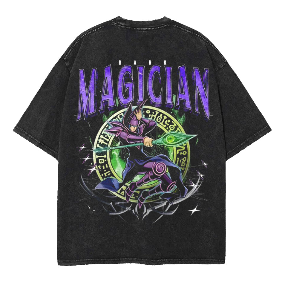 Black Magician Yugioh Washed T-shirt [MMU]