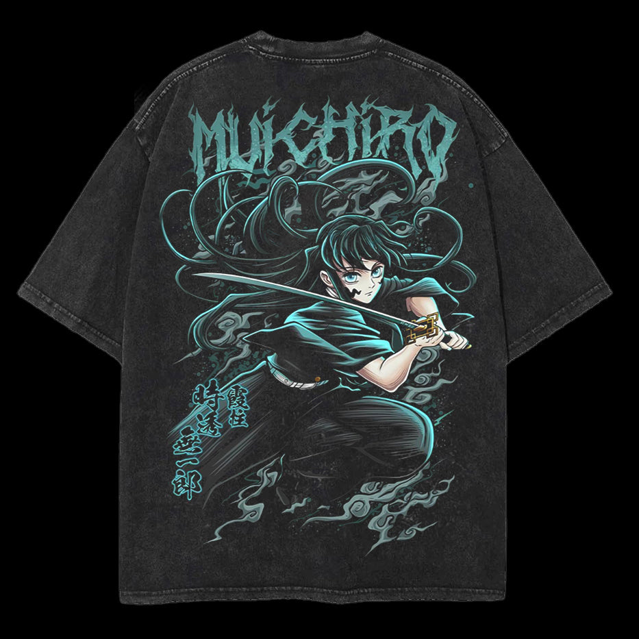 Demon Slayer "Muichiro" Wash Tee [MMU]