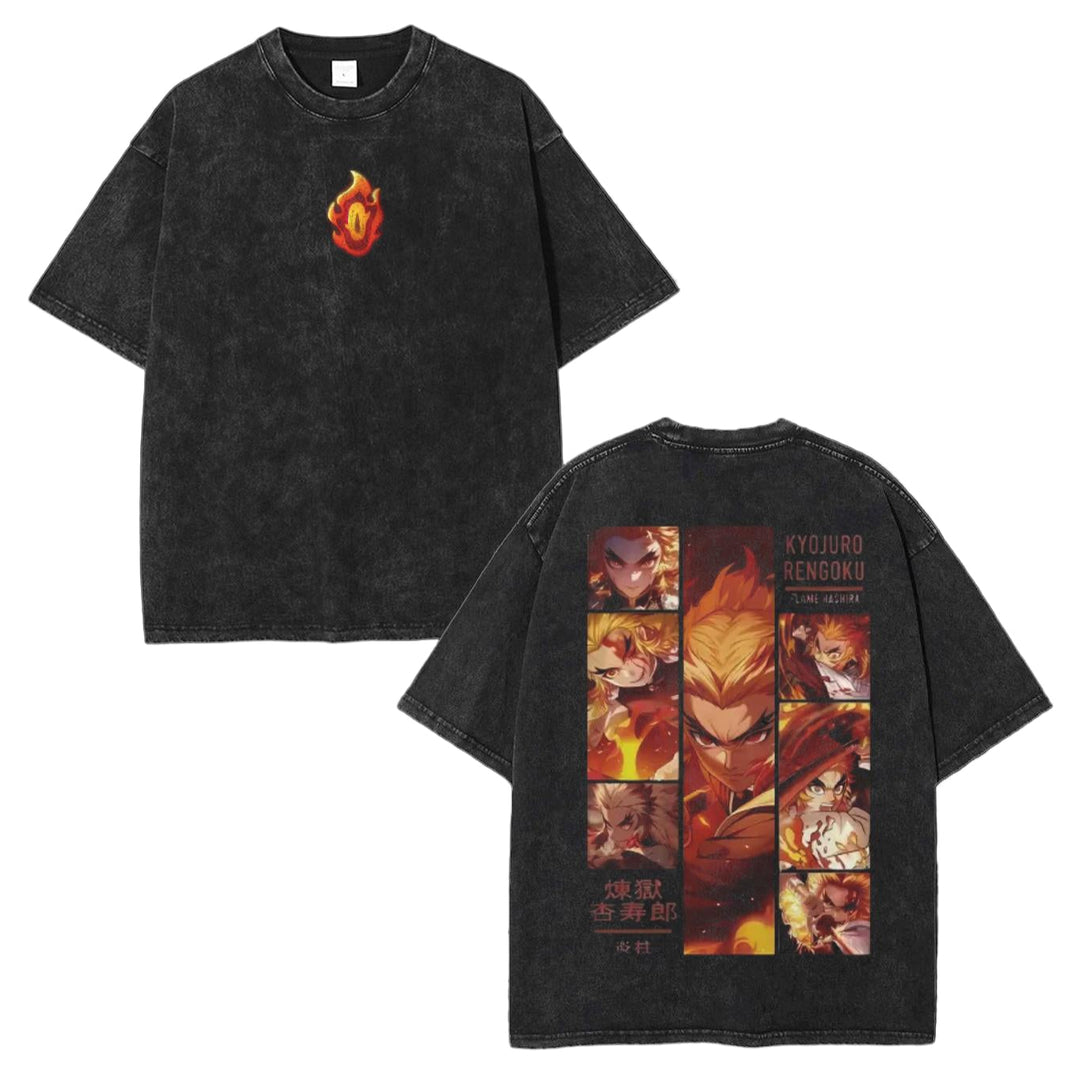 Demon Slayer Rengoku Washed Shirt [MMU]