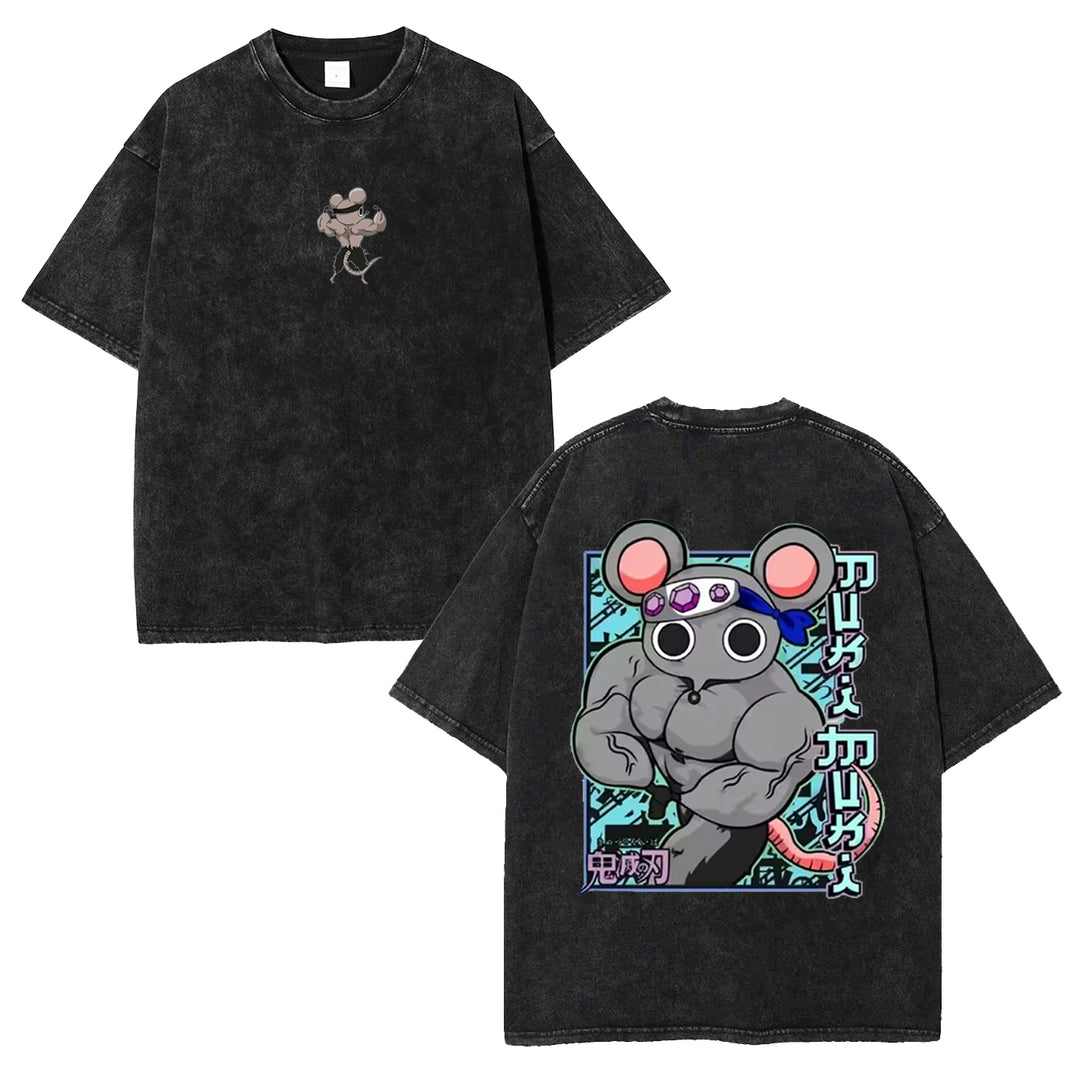 Demon Slayer Gym Washed Shirt [MMU]