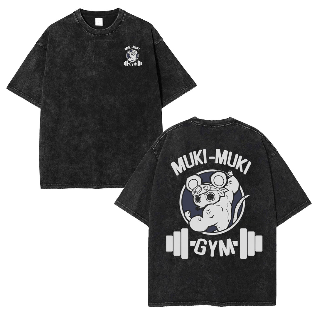 Demon Slayer Gym Washed Shirt [MMU]
