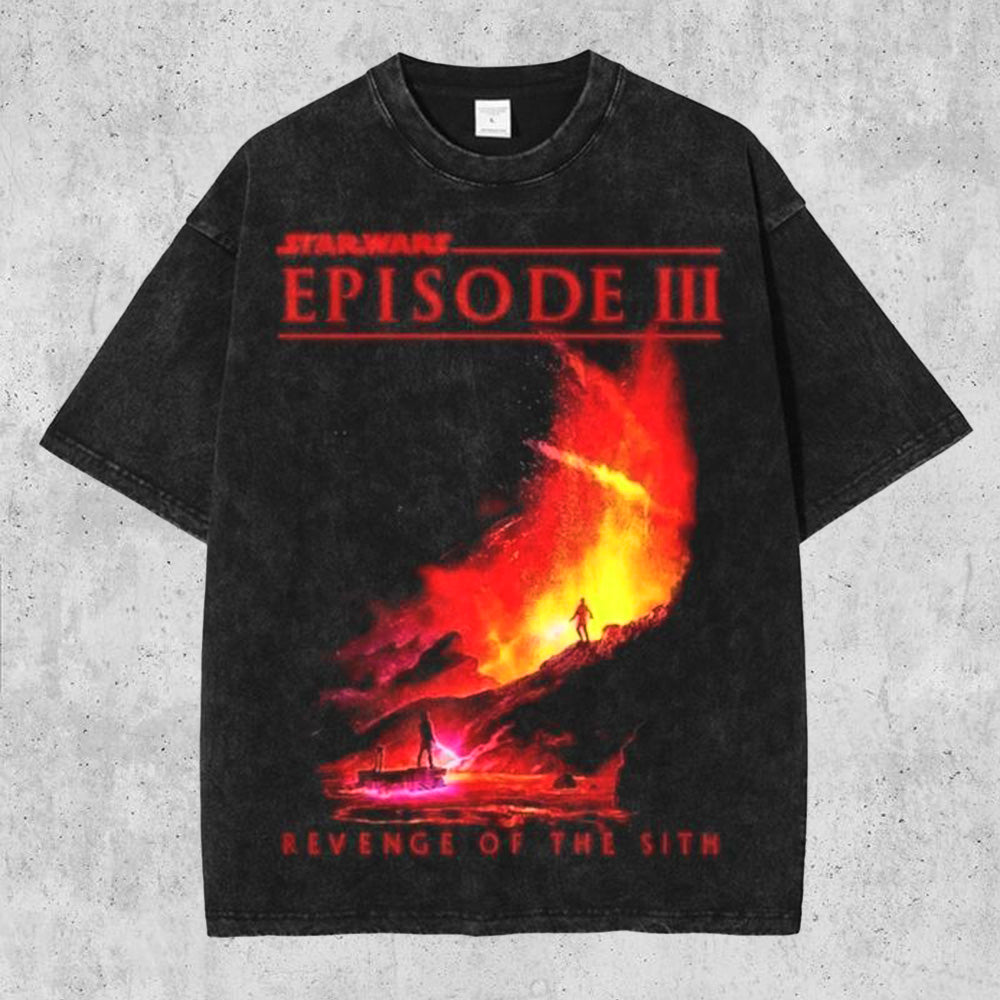 Star War Episode III: Revenged Of The Sith Washed T-Shirt HHV