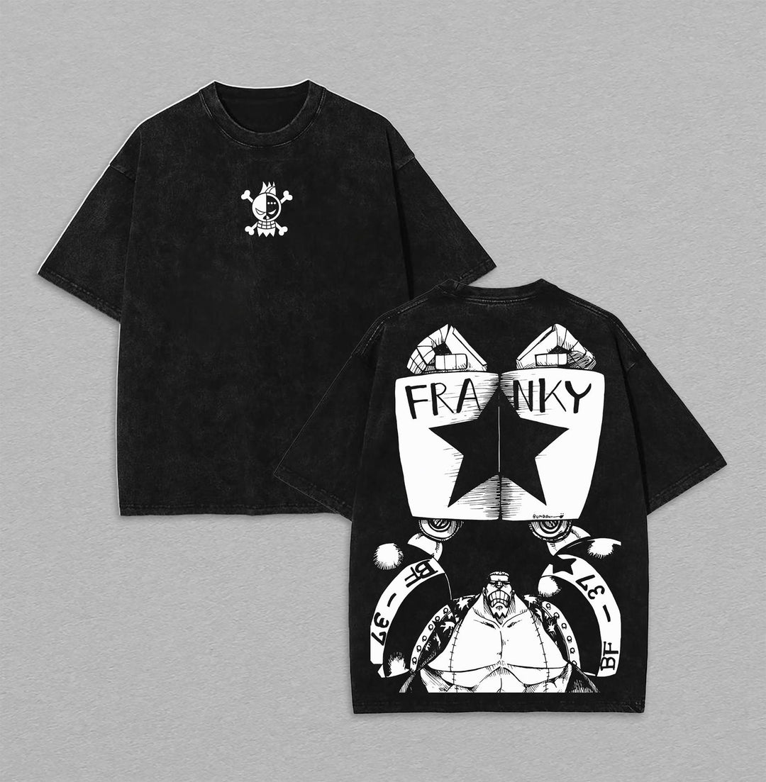 Super Cyborg Franky One Piece Retro Vintage Unisex | 'TTT'