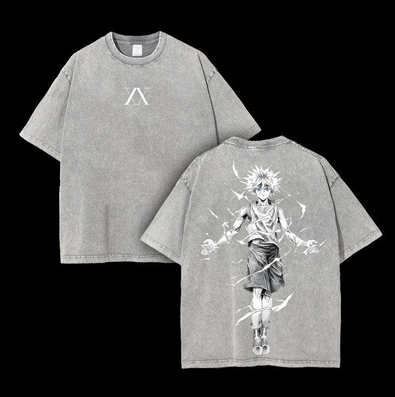 Killua Zoldyck Hunter x Hunter Rare Unisex Oversize Anime | 'TTT'
