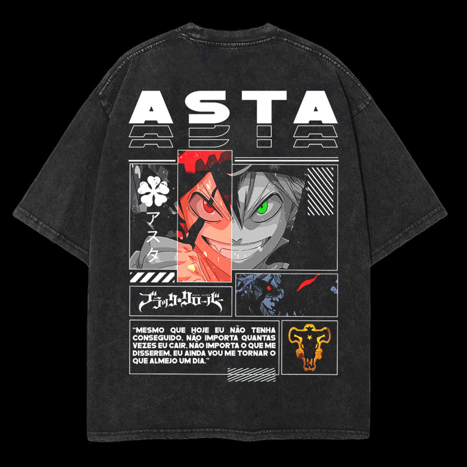BLACK CLOVER "ASTA" Vintage Anime Tee [MMU]