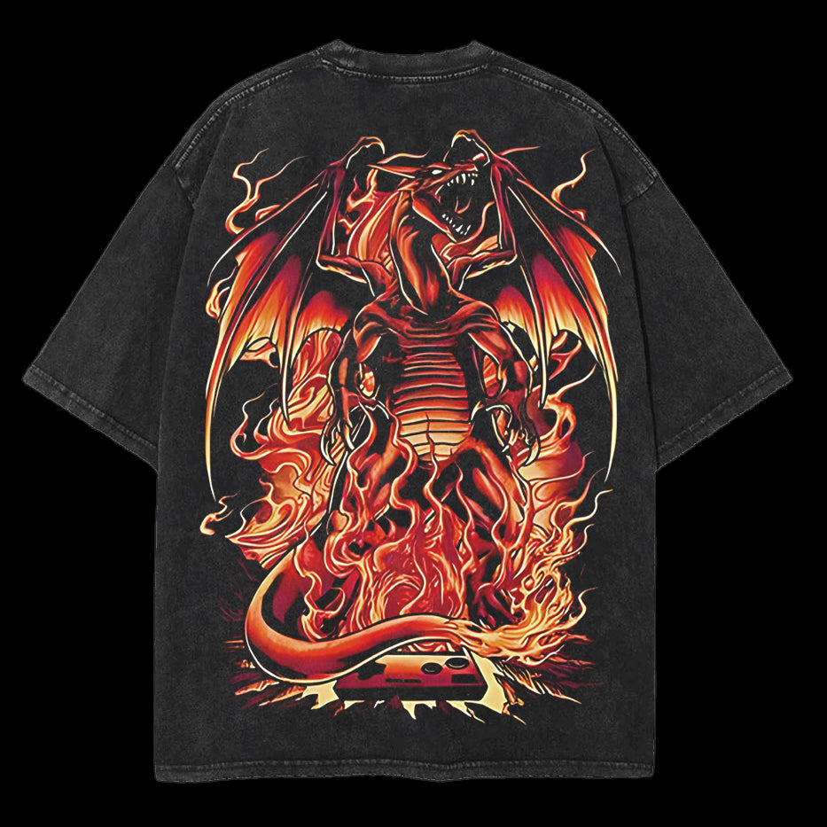 "Charlizard" Pokemon Wash T-Shirt [MMU]