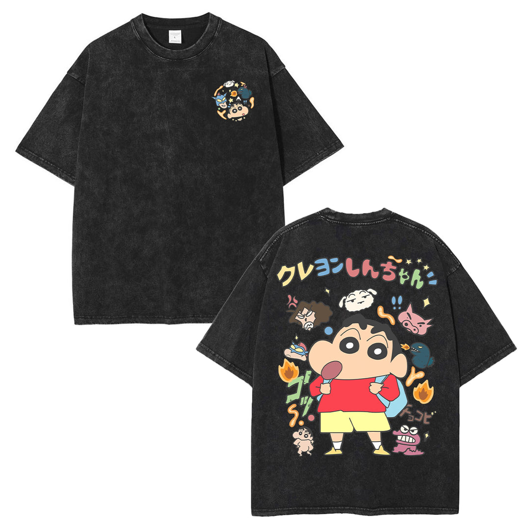 Crayon Shin chan Washed Shirt [MMU]