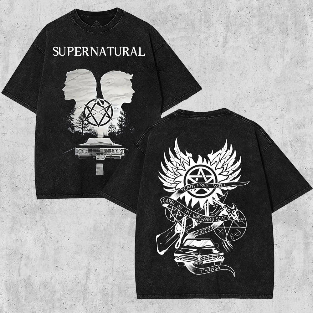 Supernatural V4 Washed T-Shirt HHV