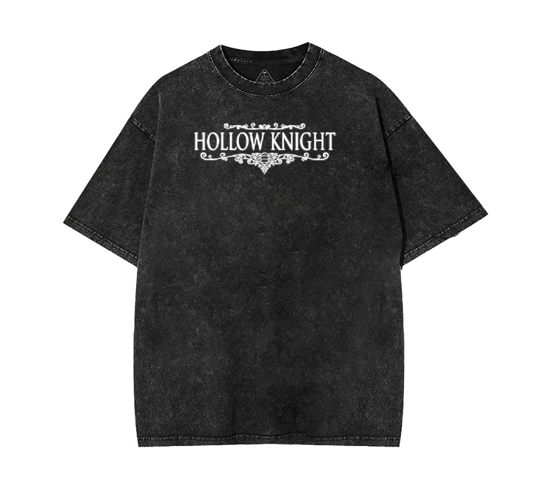 Hollow Knight Unisex Acid Washed Lightweight Cotton T-Shirt [TPR]