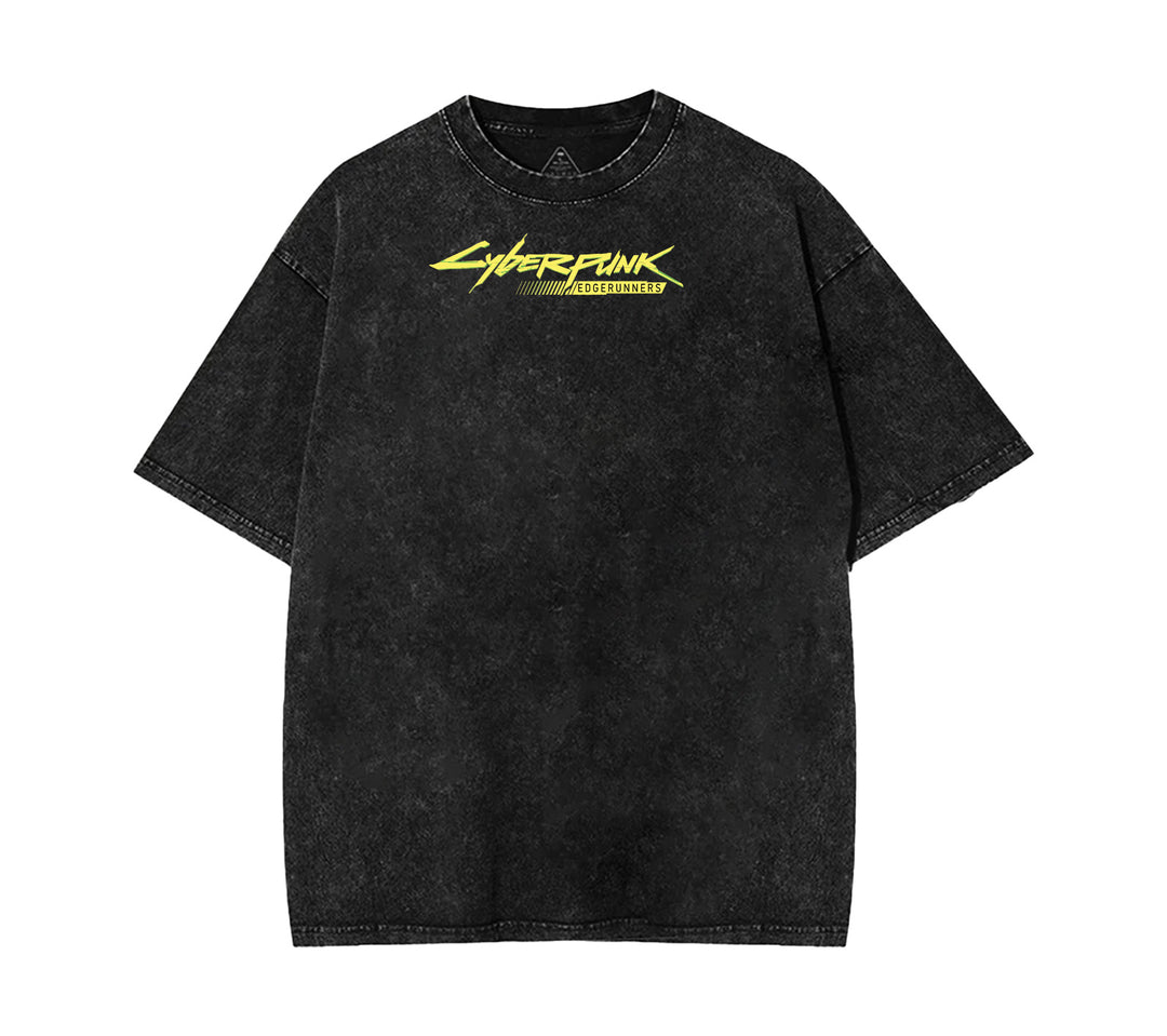Cyberpunk 2077 Vintage Washed Graphic Tee [TPR]