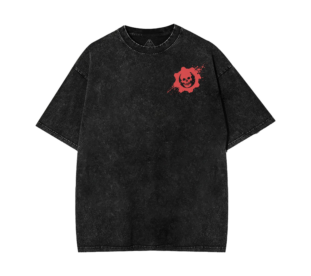 Gears of War Weapon Stack Washed Tshirt [TPR]