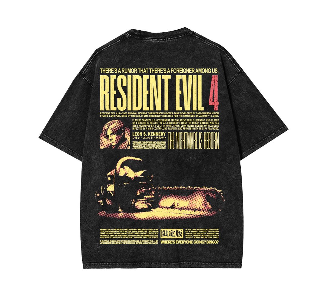 Resident Evil 4 Washed Graphic Tee [TPR]