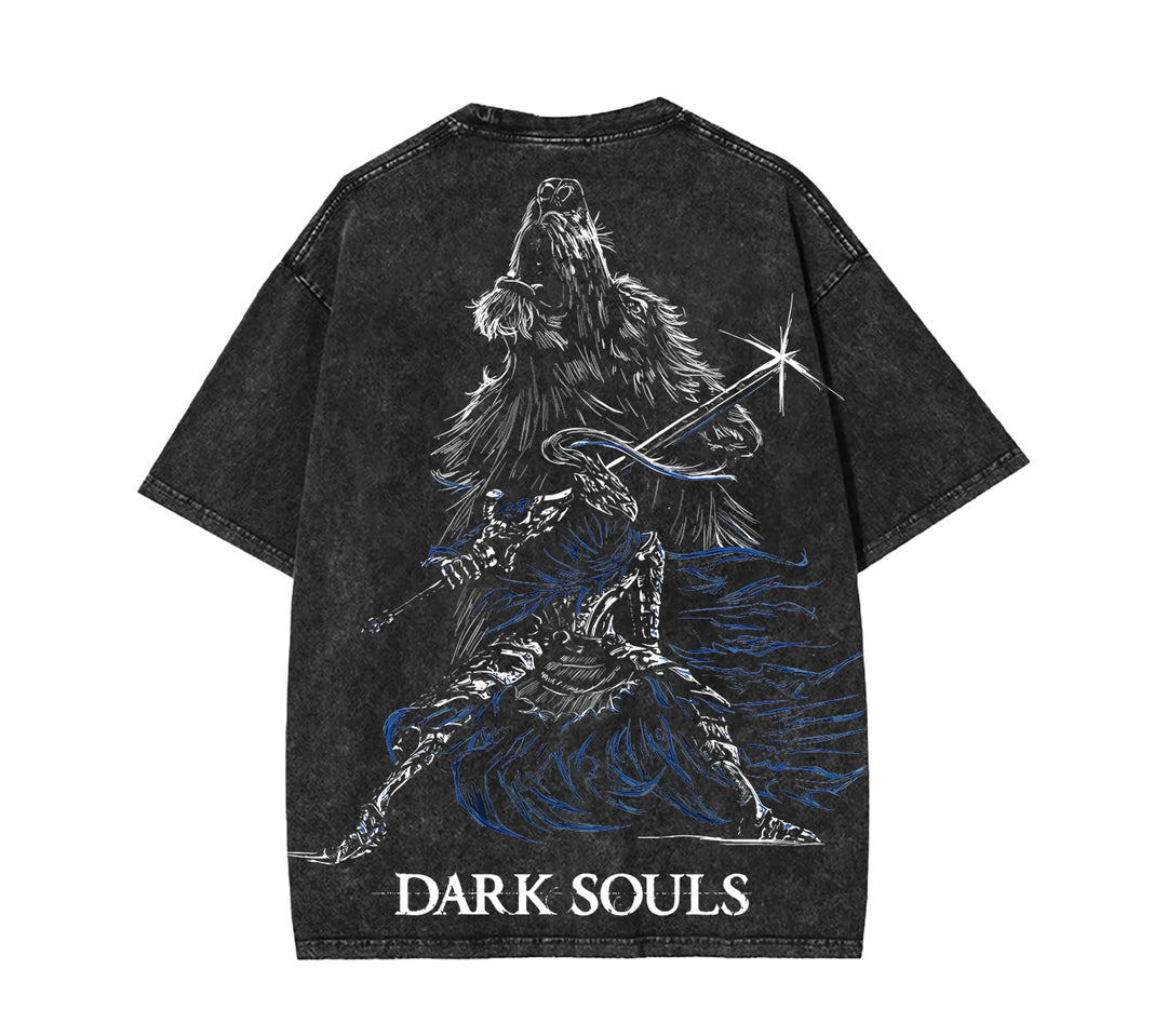 Dark Souls Artorias the Abysswalker Game Vintage Washed Tee [TPR]