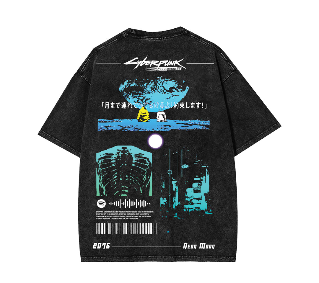 Retro David x Lucyna Cyberpunk Wash Tshirts [TPR]