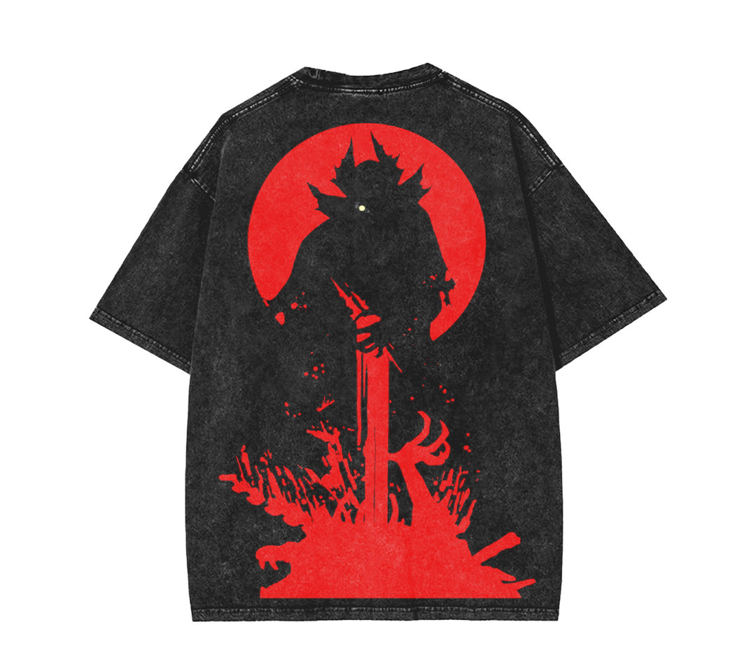 Bloodborne Gehrman Retro Limited Vintage Lightweight Cotton Washed Tee [TPR]