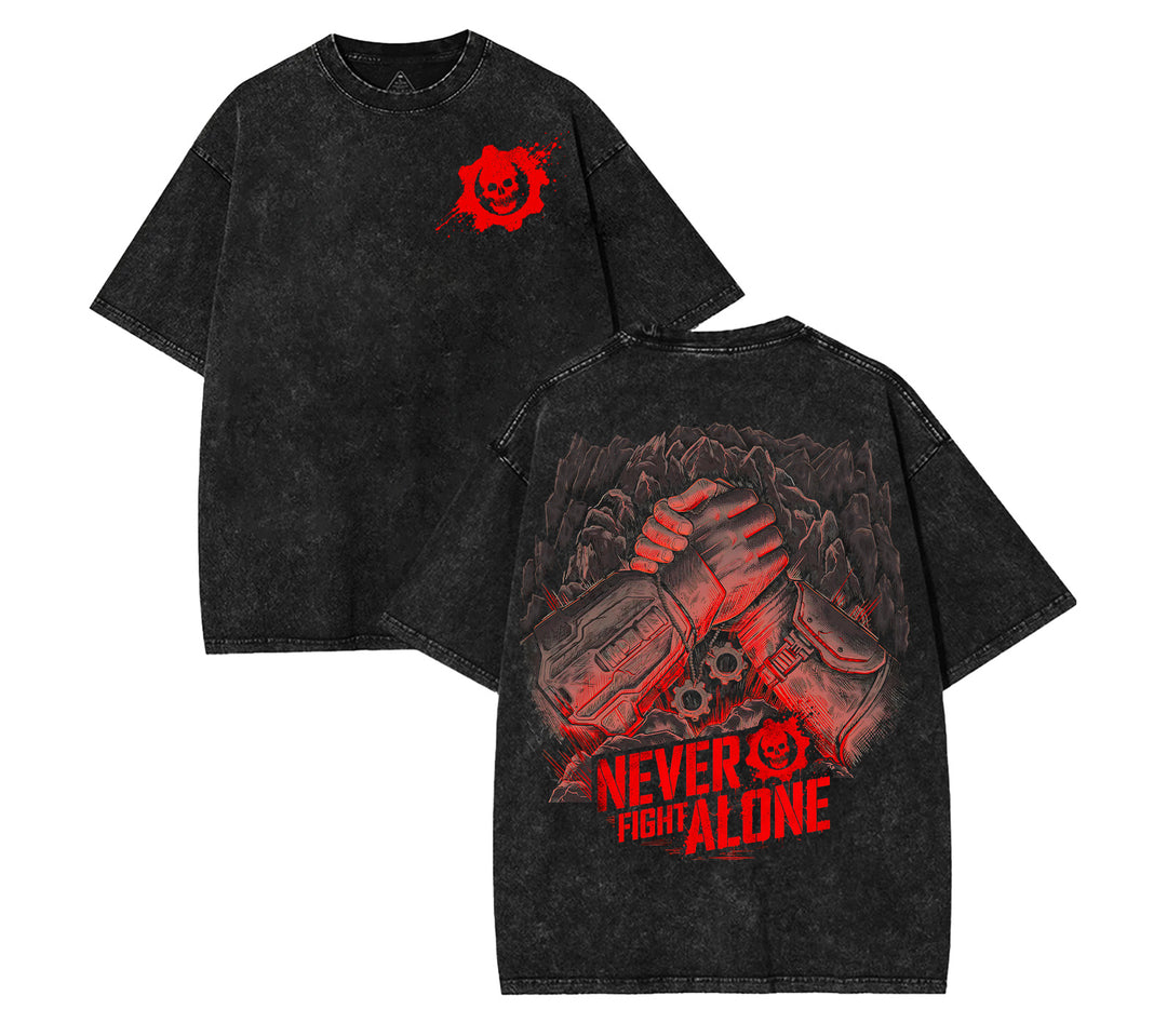 Gears of War "Never Fight Alone" Year 3 Washed Shirt [TPR]