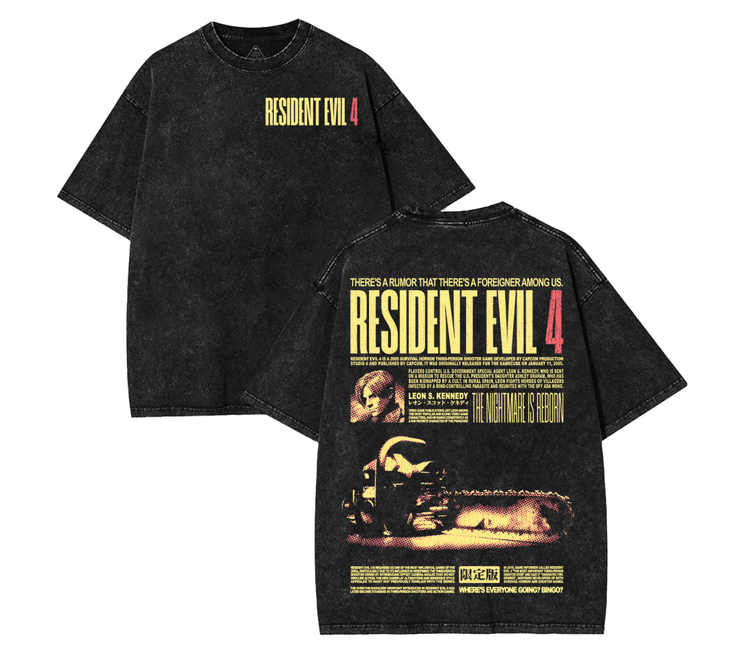 Resident Evil 4 Washed Graphic Tee [TPR]