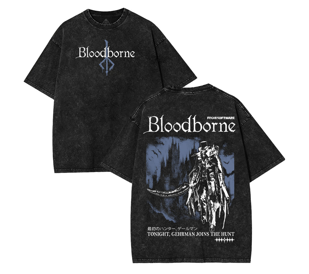 Bloodborne Gehrman The First Hunter Washed T-Shirt  [TPR]