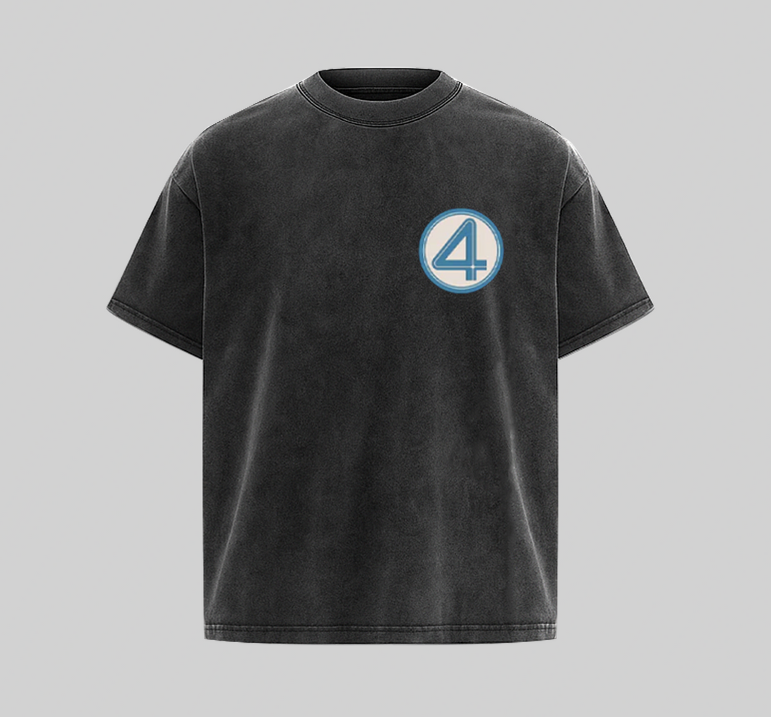 Fantastic Four Superhero VRS Shirt | Retro Comic Book Graphic Tee [FS]