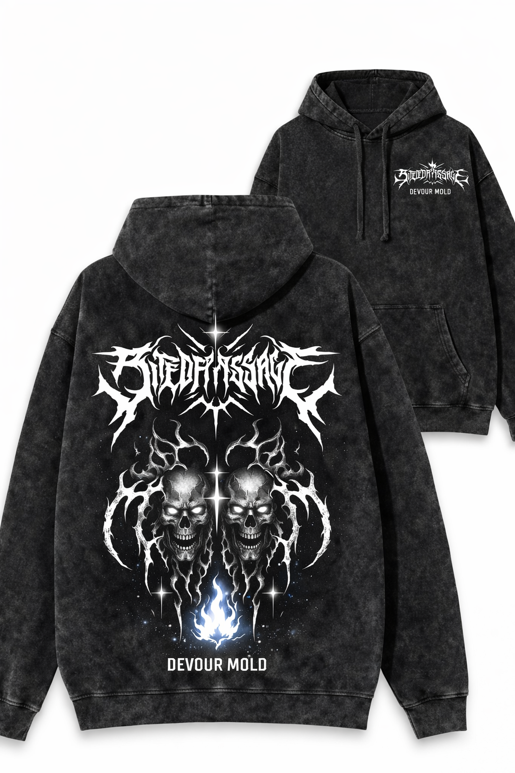 Bleedpissage Graphic Apparel – Devour Mold Dark Streetwear T-Shirt & Hoodie