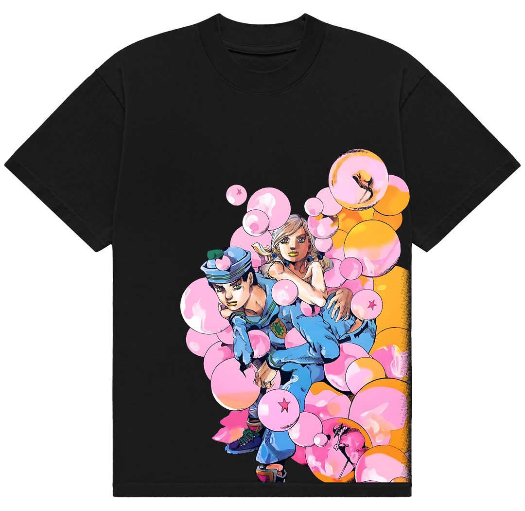 oJolion Josuke Higashikata Manga Washed Shirt, JoJo’s Bizarre Adventure