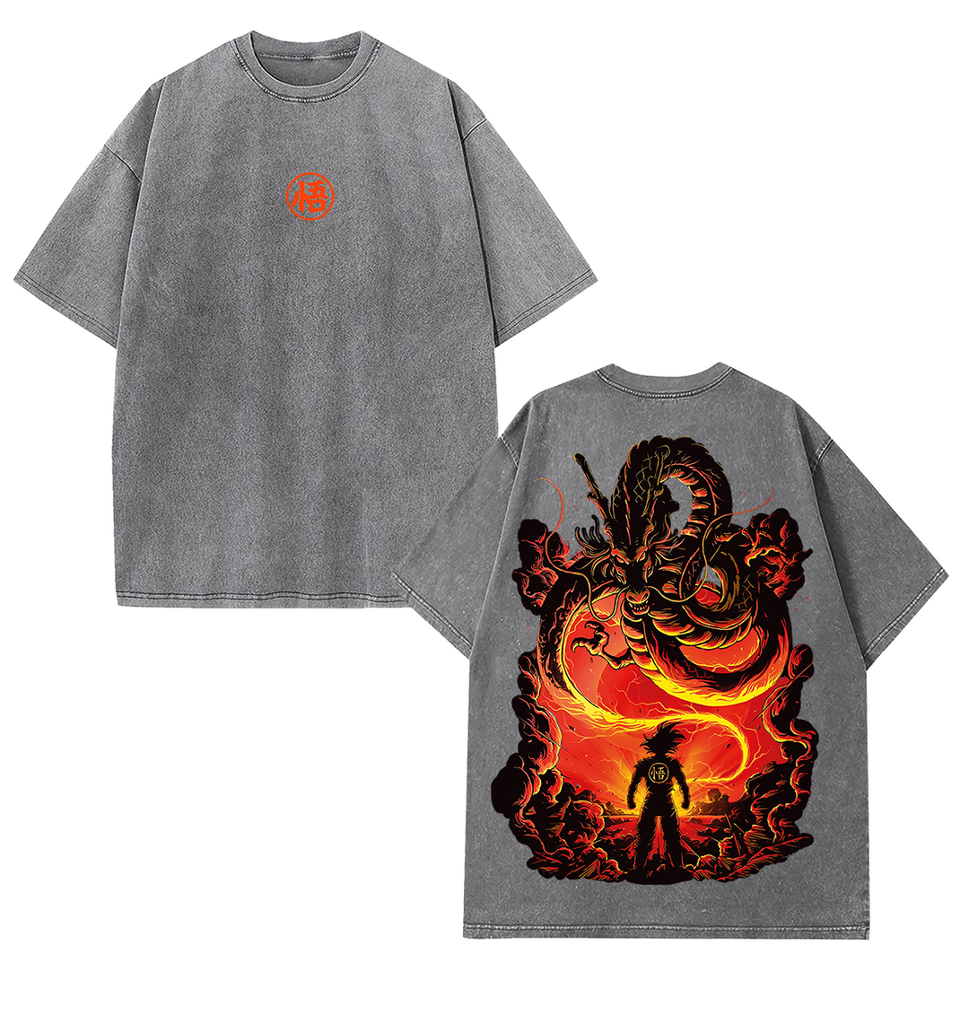 'TTT'|Retro Vintage Limited 'Goku Calling Dragon' Dragon Ball Z Double-Sided