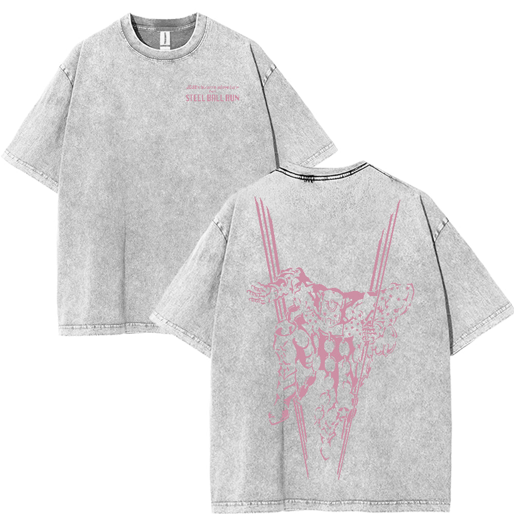 Act 4 JoJo T-Shirt Steel Ball Run Graphic Tee