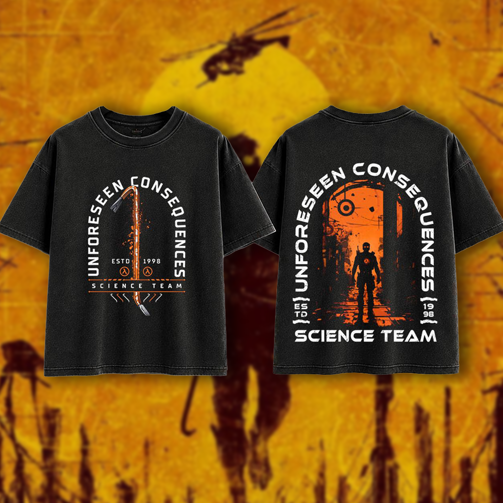 Half Life Game Washed T-shirt