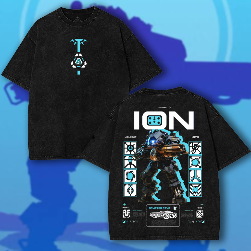Titan Fall 2 Game Ion Washed T-shirt