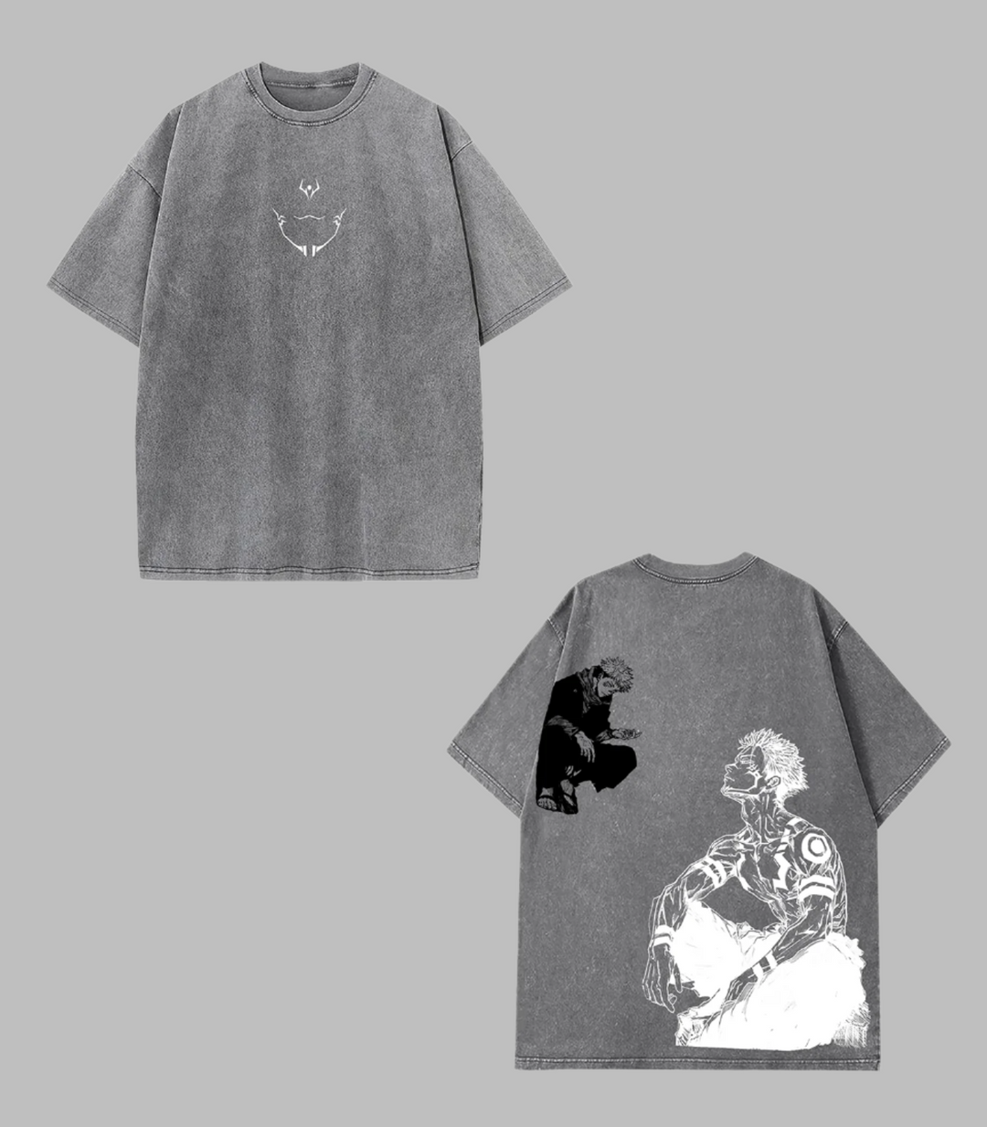 'TTT'|Ryomen Sukuna x Jujutsu Kaisen Vintage Washed JJK19