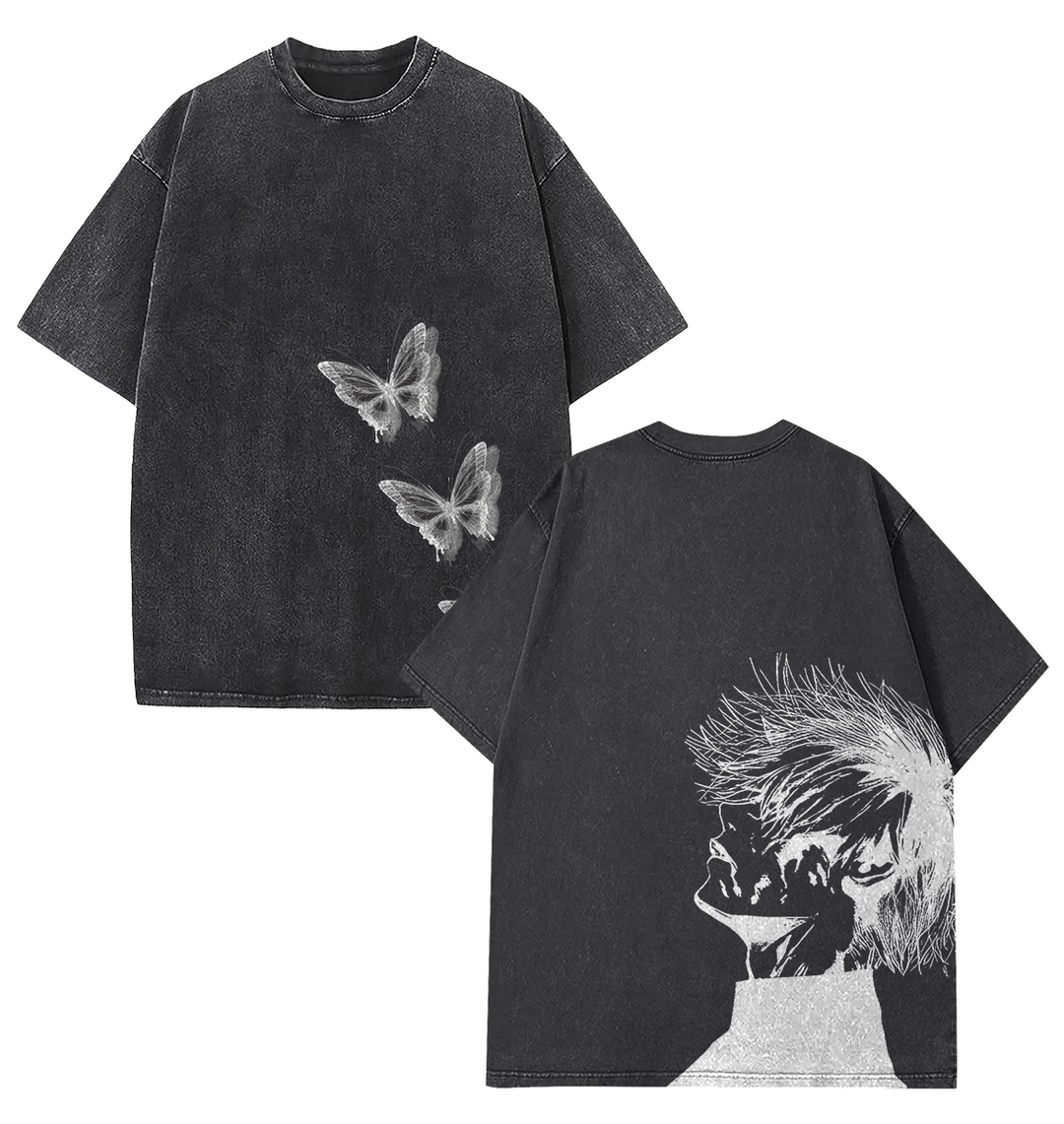 Retro Vintage Ken Kaneki Tokyoooo Ghoul anime vintage Clothing Cotton | 'TTT'