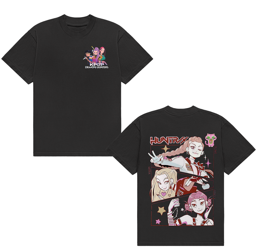 'TTT'|Kpop Demon Hunter Washed Teeshirt  KDH1